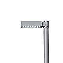 Park Post Top Luminaire с Ø 76mm Spigot Attachment серый алюминий 4000 K 44.1 Вт