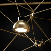 COSMOS GLOBE 120, LED, DIAMETER 120 CM, BRASS