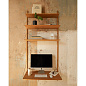 8050 Shelf Library Frama Настенная секция с полкой дубовая 114.8x80 — фото 5