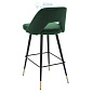 112054 Bar Stool Avorio roche green velvet Eichholtz