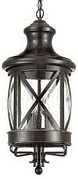 4045/3 Odeon Light Sation подвесной уличный светильник с решётчатым плафоном чёрный IP44
