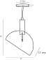 DA49012 Bend Pendant Arteriors подвесной светильник