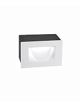 Sandy White Aluminium LED 3 Watt 353Lm 3000K 220-240 Volt 50Hz Beam Angle 15° IP54 L: 11 W: 6 H: 7 cm Cut Out: 10.2 x 6.5 cm