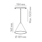 Подвесной светильник CONE P 20.30 B Led Techology — фото 1