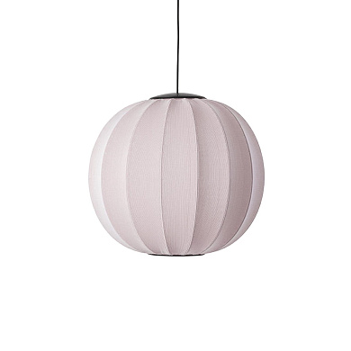 KW60 PI LED Knit-Wit Made By Hand Подвес Ø60 с розовым текстильным абажуром LED