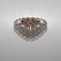 Потолочный светильник GIOGALI 60 CRYSTAL SMOKY MATT BRONZE 1 E27 CE 1