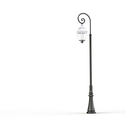 149010001 Roger Pradier Place Des Vosges уличный фонарь белого цвета с прозрачным плафоном