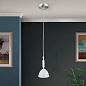 HL 6-1438/1 satin/438 klar-matt Opaldesign Orion подвесной купольный светильник — фото 2