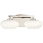 Pim 16" 2 Light Vanity Light with Satin Etched Cased Opal Glass Polished Nickel настенный светильник 55024PN Kichler — фото 3