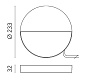 Eclipse Flos Outdoor Ориентирующий светильник круглый серый f-o-0529 — фото 1