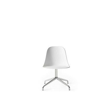 71106-002763 Audo Copenhagen Harbour Chair Вращающееся кресло Harbour, белое/алюминиевое