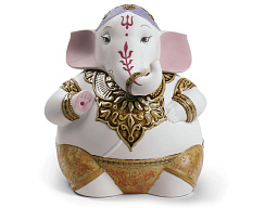 1009150 Lladro The Spirit Of India фарфоровая фигурка божества с головой слона