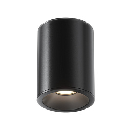 C029CL-01B Maytoni Zoom потолочный цилиндрический светильник черного цвета