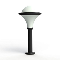 Dallas N° 7; Opal polycarbonate E27 75W; Dark black