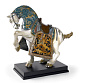 1001943 Lladro High Porcelain фарфоровая фигурка коня с декоративной сбруей — фото 1