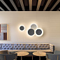 547121/14 Vibia Puck Wall Art настенный светильник черный серый — фото 3