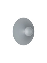 Blusih Gray Aluminium & Steel LED 9Watt 220-240Volt 315 Lm IP20 3000K D:25 H:11 cm