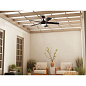 52" Tide 5 Blade Weather+ Outdoor Ceiling Fan Satin Black уличная люстра-вентилятор 310126SBK Kichler — фото 3