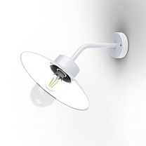 Belcour N° 8; Clear glass E27 60W; White