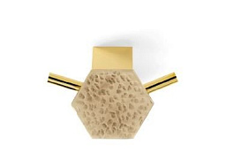 BA715 Il Paralume Marina Hexagon настенный крючок для полотенец с декоративной каменной вставкой