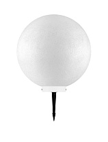 White Fiber Resin LED E27 1x12Watt 100-240Volt IP65 Bulb Excluded D:40 H:40 cm (+19cm spike)