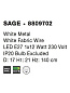 8809702 SAGE Novaluce светильник LED E27 1x12Вт 230В IP20