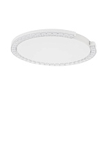 Triac Dimmable Sandy White Aluminium, Acrylic & Prismatic Lens LED 21Watt 220-240Volt 1365Lm IP20 3000K D:46 H:4 cm