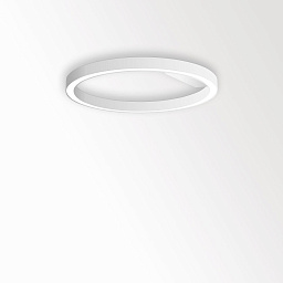 SUPER-OH! SLIM 80 SBL DOWN Delta Light Super-oh! потолочный накладной светильник кольцевой формы