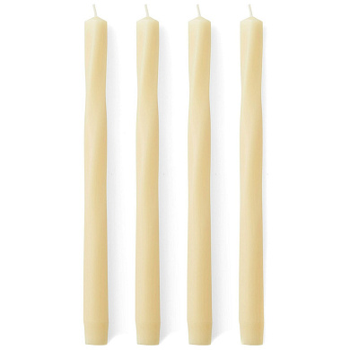 71185-000768 Audo Copenhagen Twist Набор из 4 свечей, цвет слоновой кости