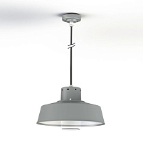 Faktory N° 3; Clear glass E27 70W; Silk grey