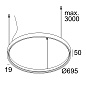 SUPERLOOP HC 120 SBL 930 FG фламандское золото Delta Light подвесной светильник — фото 18