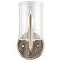 Nye 9.75" 1 Light Wall Sconce with Clear Glass Classic Pewter настенный светильник 52316CLP Kichler — фото 4