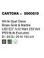 9960619 CANTONA Novaluce светильник LED E27 1x12W 230V IP20