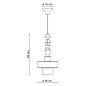 Подвесной светильник Ferroluce Lariat C2530 — фото 4