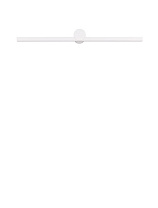 Sandy White Aluminium LED 17Watt 220-240Volt 890Lm 3000K IP54 L:81 W:10 H:7.5cm