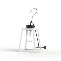 Lampiok 1 N° 1; Clear glass E27 52W Plug; White