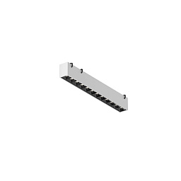 TR128B-12W4K-M-W Maytoni Points подвесной линейный светильник белого цвета с оптическим рассеивателем