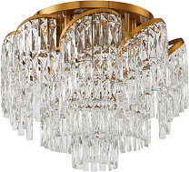 Люстра потолочная Stilfort Sapparo 2176/05/12C, Прозрачный; Бронза