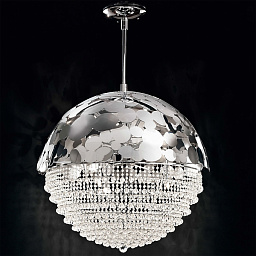 441CS/12 Chrome IDL Bubbles многоярусная потолочная люстра с хромированными шарами