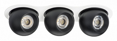 встраиваемый потолочный светильник черный