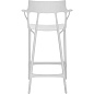 05888BI Kartell AI Барный стул AI Recycled 65 см, белый — фото 1