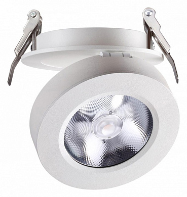 встраиваемый точечный светильник с металлическим отражателем