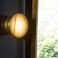 Потолочный светильник Arteriors Louisa, античная латунь и белый оникс — фото 1