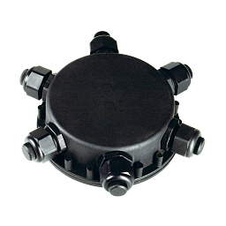 Соединительная коробка SLV 229260 Anschlussbox IP55, круглая, 6 вводов