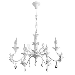 A5349LM-5WH Arte Lamp ANGELINA подвесная люстра с пятью плафонами на металлическом основании