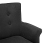 107635 Dining Chair Key Largo with arm black cashmere стул Eichholtz