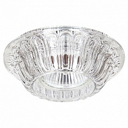 006332 Lightstar Torcea встраиваемый потолочный светильник с рифленым стеклянным плафоном
