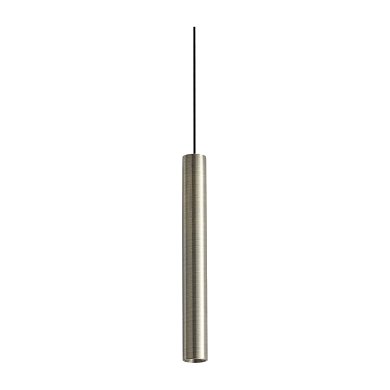 Подвесной светильник Look LED SP1 ROUND D30 H250 ON-OFF 3000K Ideal Lux 371108, латунь