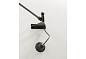 MERIDIANA/NM Aldo Bernardi Meridiana WANDLAMP ORIENT HORIZ 90°+ ROS MAT BLAC Накладное бра — фото 4