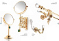 BA470 Il Paralume Marina настенное кольцо для полотенца с декоративным элементом Lady — фото 3